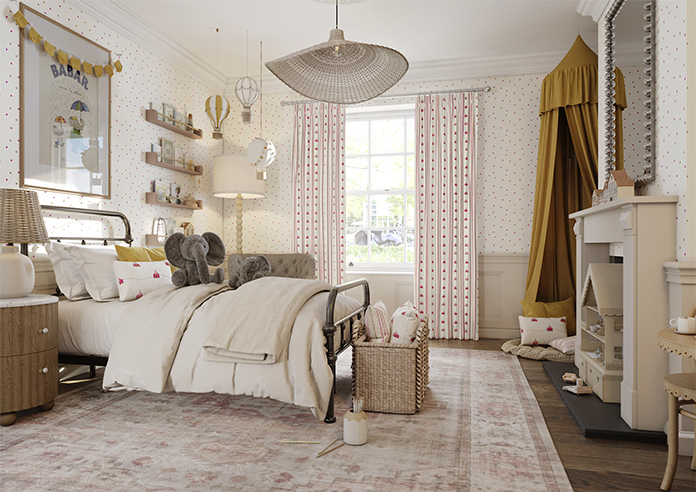 May Day, Tent Stripe Brights - Made to Measure Curtains - Image 7